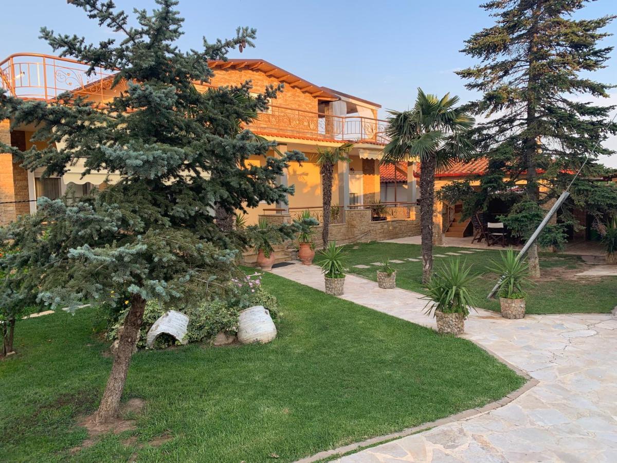 Ferienwohnung Doormat# Wait 'N Sea, Jacuzzi, Luxury Stone House Epanomi Exterior foto