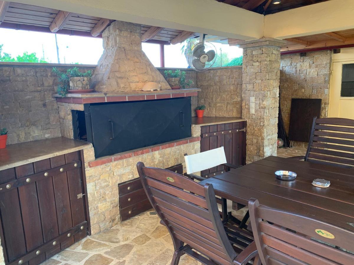 Ferienwohnung Doormat# Wait 'N Sea, Jacuzzi, Luxury Stone House Epanomi Exterior foto
