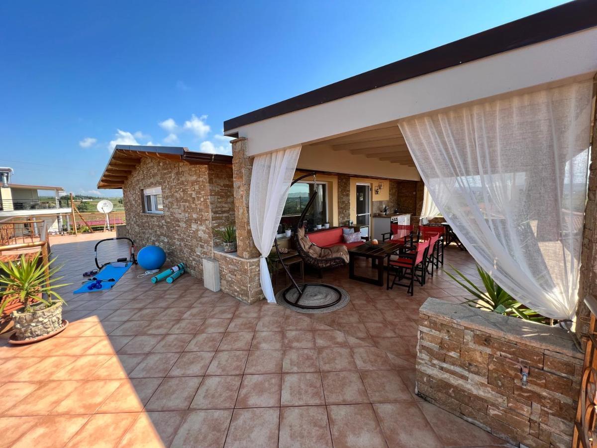 Ferienwohnung Doormat# Wait 'N Sea, Jacuzzi, Luxury Stone House Epanomi Exterior foto