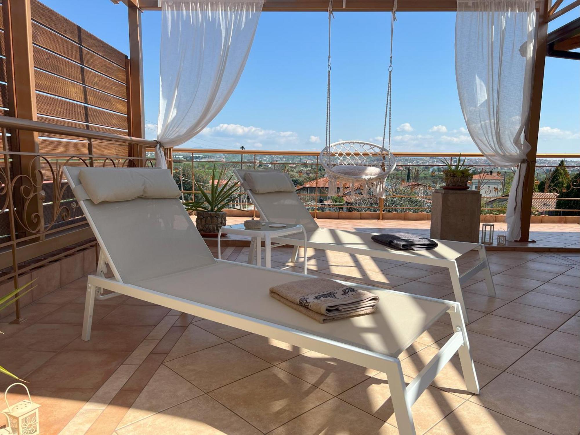 Ferienwohnung Doormat# Wait 'N Sea, Jacuzzi, Luxury Stone House Epanomi Exterior foto